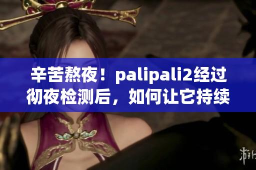 辛苦熬夜！palipali2經(jīng)過徹夜檢測后，如何讓它持續(xù)高效？